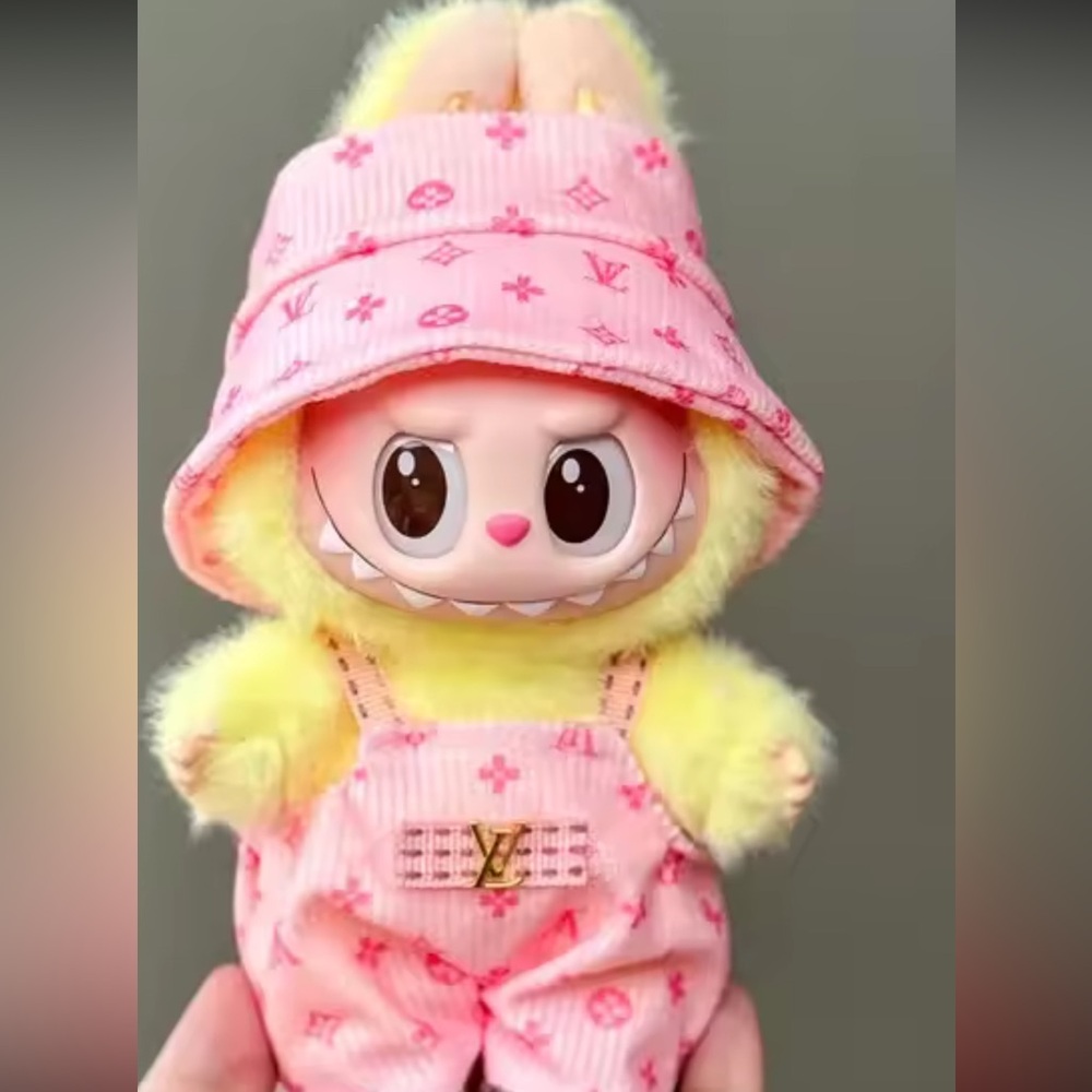 Louis Vuitton Pink outfit for labubu Plush Character - Picture 6 of 10